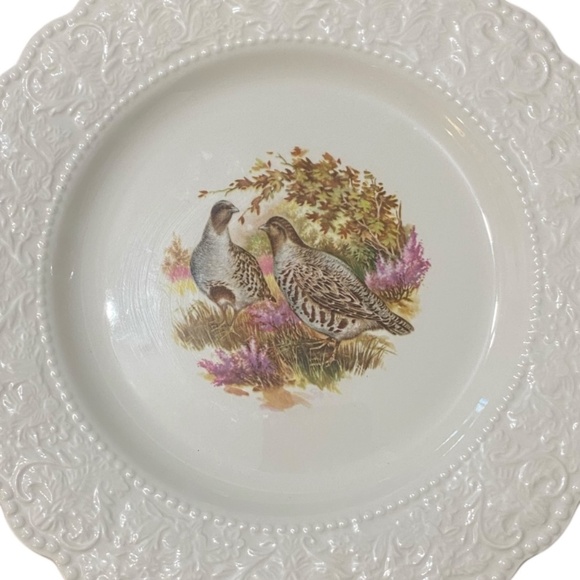 Vintage Lord Nelson Pottery Quails ceramic plate - Picture 3 of 15